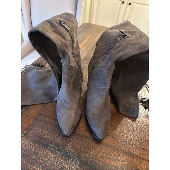 Marc Fisher Alinda over the knee boot in gray - Picture 1 of 13